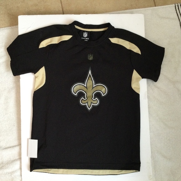 Youth NFL Saints Short Sleeve T-Shirt, Size Medium, 10/12 - Picture 1 of 5